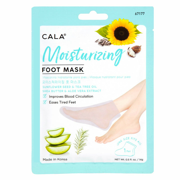 Moisturizing Foot Mask - Sunflower Seed/Tea Tree Oil - June's Hallmark