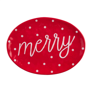 Red "Merry" Platter